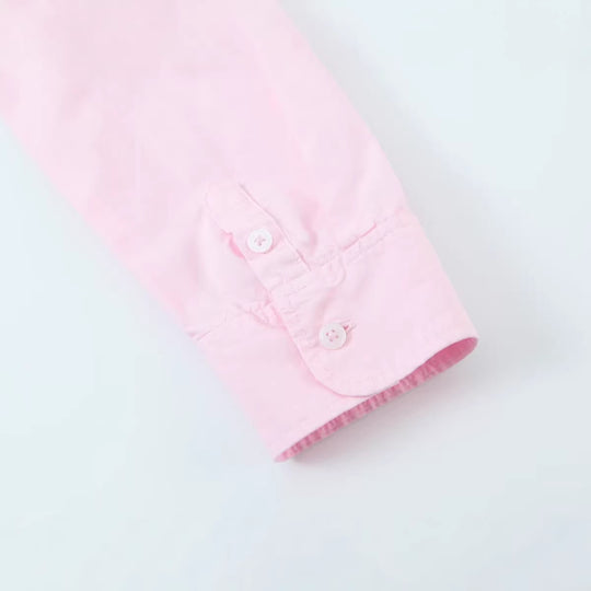 Damen Legere Baumwollbluse mit kastiger Kurzform und klassischem Hemdkragen Shop Nory