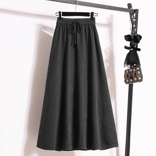 Damen Langer, schwingender Freizeitrock Shop Nory