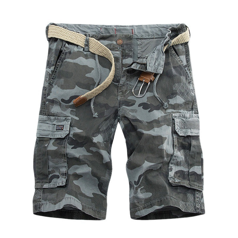 Herren Cargo-Shorts mit mehreren praktischen Taschen und verstellbarem Kordelzug