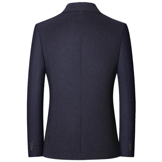 Herren tailliertes Wollmix-Sakko mit Reverskragen und elegantem Knopfverschluss Shop Nory
