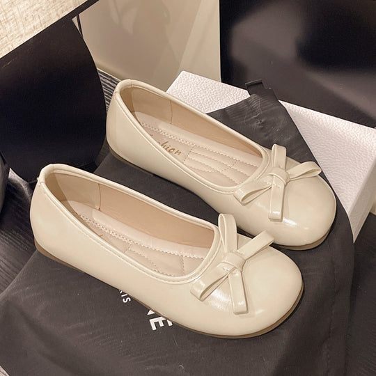 Damen Ballerinas mit verspieltem Schleifen-Design und komfortablem Innenfutter