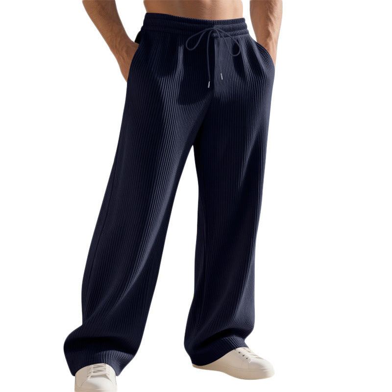 Herren Relaxed-Fit Strick-Jogginghose mit feiner Rippstruktur Shop Nory