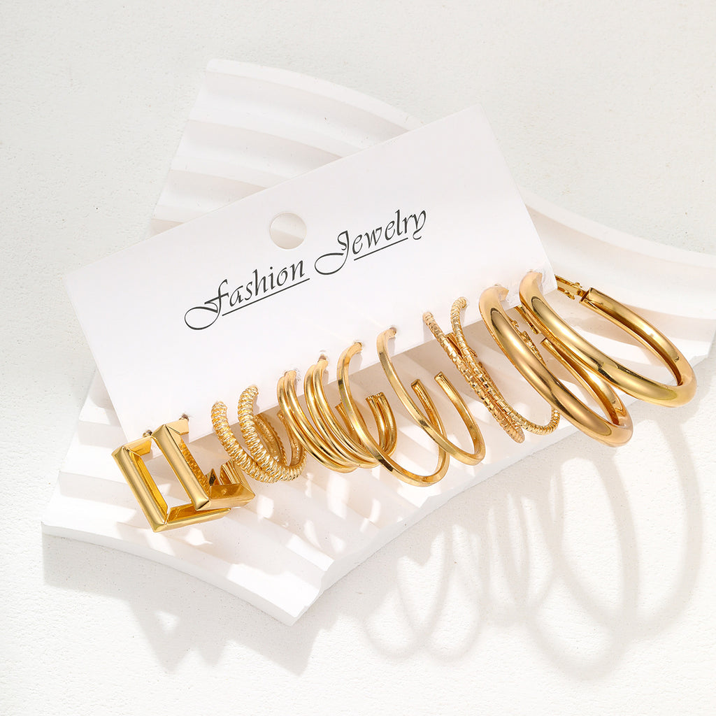 Damen Ohrstecker-Set mit eleganten, glänzenden Designs Shop Nory