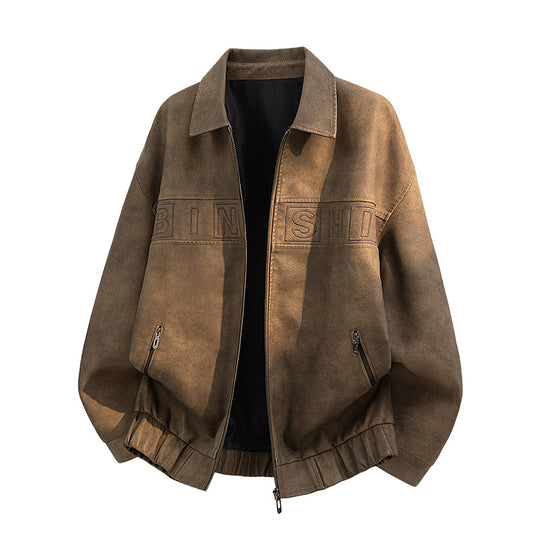 Herren Freizeit Lederjacke Shop Nory