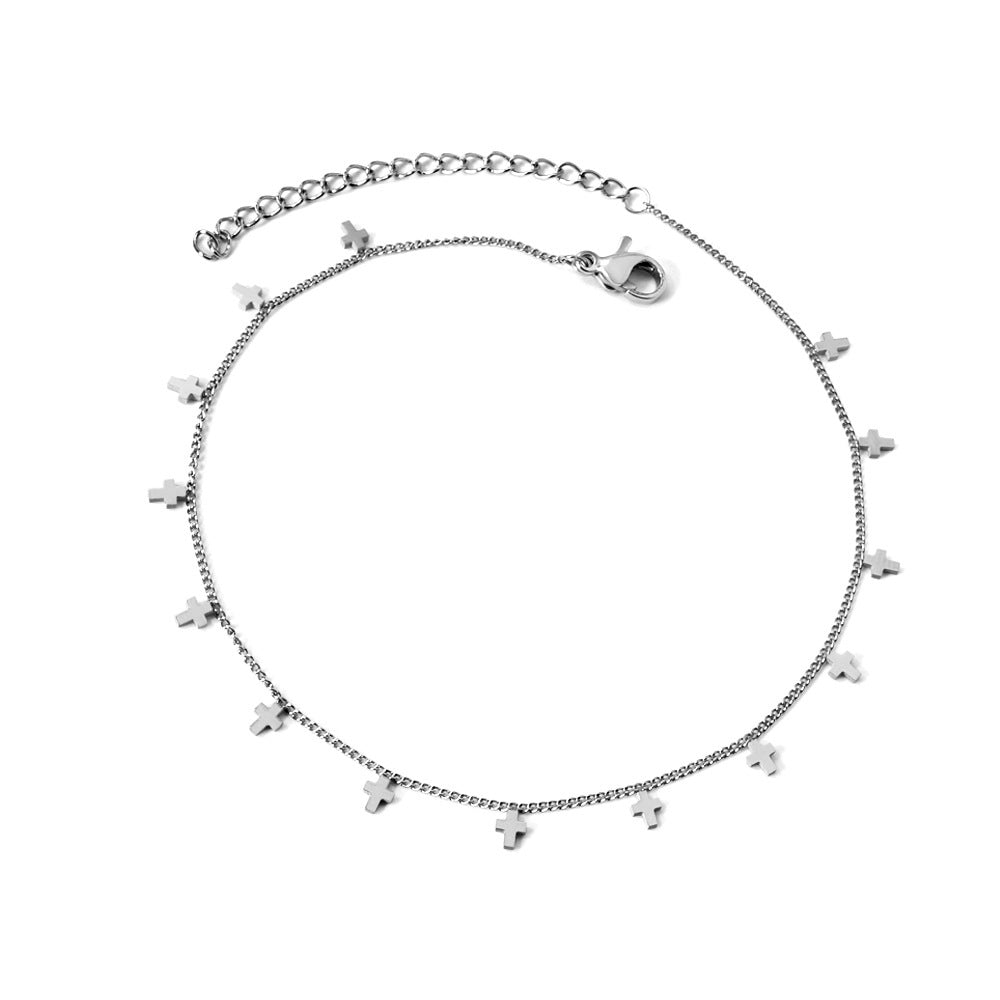 Damen zarte, goldfarbene Halskette mit stilvollen Designelementen Shop Nory