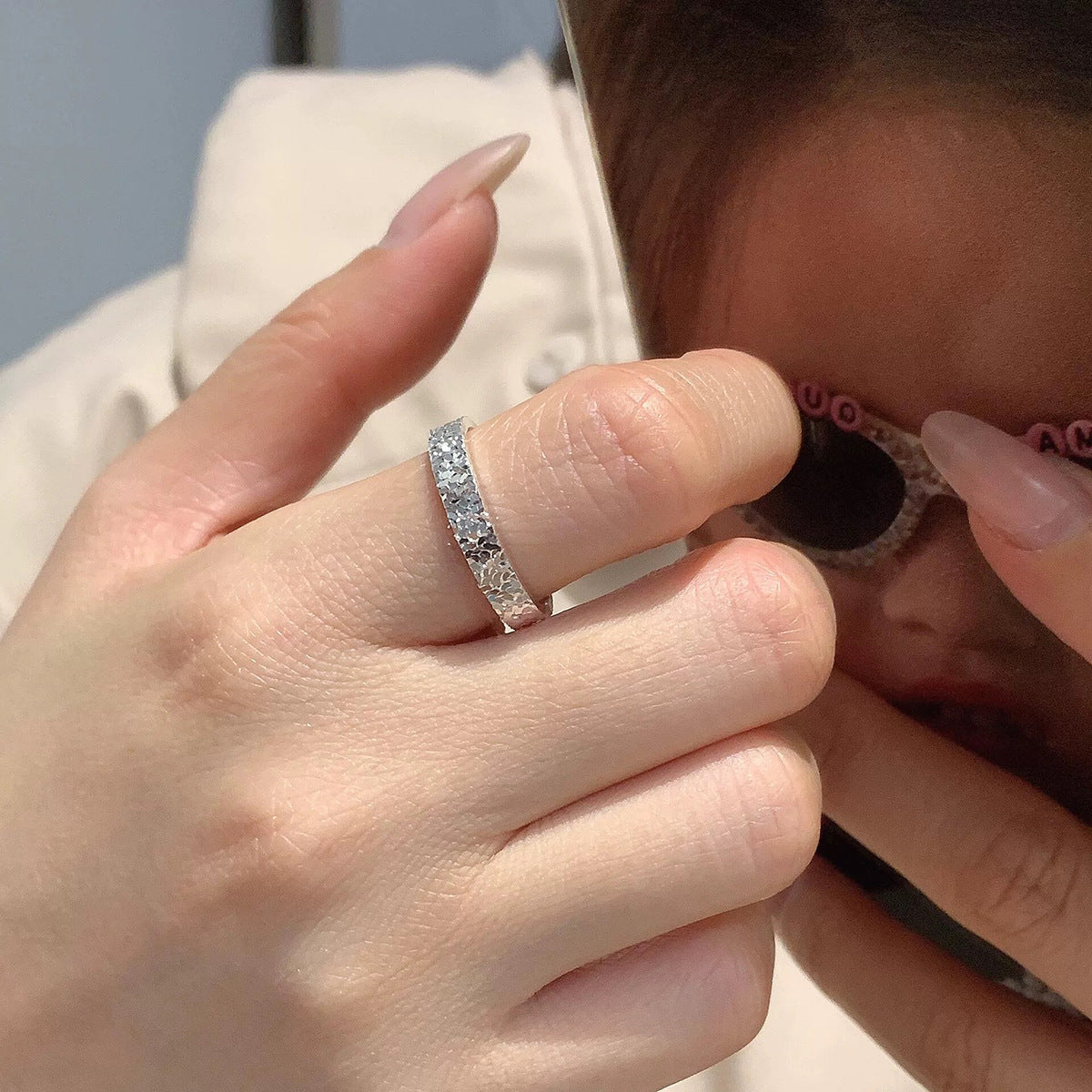Damen Funkelnder Zirkonia Verlobungsring Shop Nory