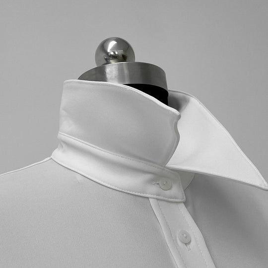 Damen Elegante Langarm Bluse mit Knopfleiste Shop Nory