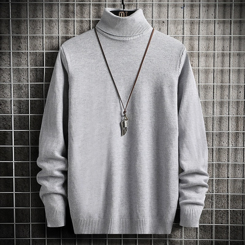 Herren bequemer Rollkragenpullover