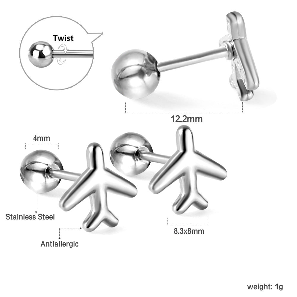 Damen Ohrstecker im schmetterlingsförmigen Design Shop Nory