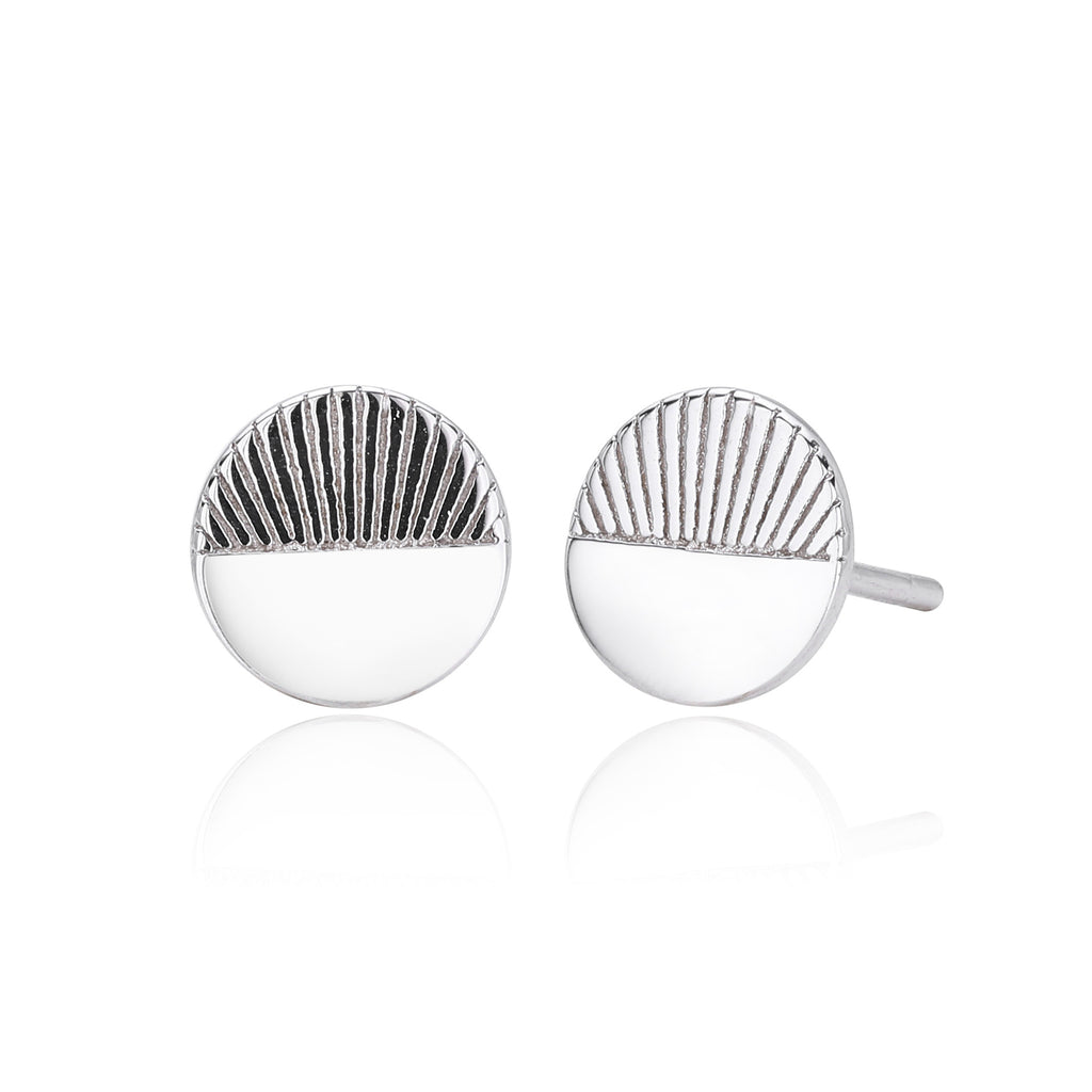 Damen Ohrstecker im modernen Sonnenmotiv mit luxuriösem Design Shop Nory