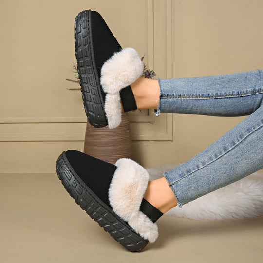 Damen Gefütterte Plateau‑Pantoffel Clogs mit elastischem Fersenriemen Shop Nory