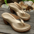 Damen Wedge-Pantoletten mit elegantem Riemendesign und komfortabler Fußbettung Shopnory