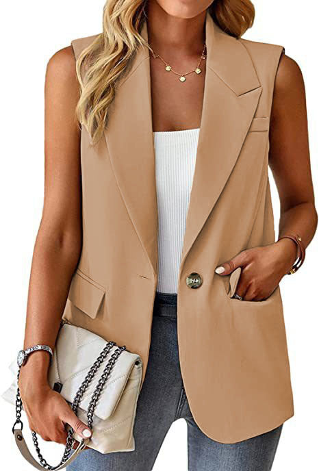 Damen Stylischer Blazer-Weste