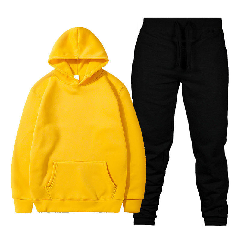 Unisex nan gemütliches Hoodie-Jogginganzug-Set mit Kängurutasche, elastischem Tunnelzugbund und gerippten Bündchen Shop Nory
