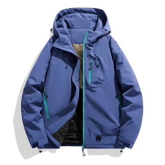 Damen Wasserdichte isolierte Softshell‑Thermojacke mit Kapuze und Multifunktionstaschen Shop Nory