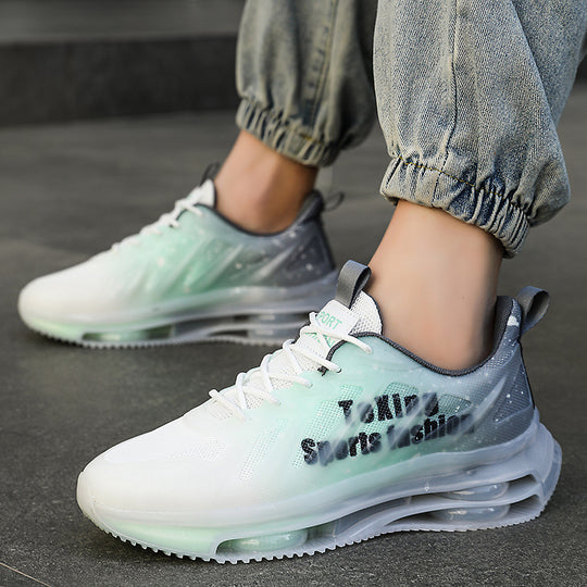 Herren Innovativer Laufsneaker mit sichtbarer Luftkissen-Zwischensohle und semi-transparenter TPU-Ummantelung Shopy Nory