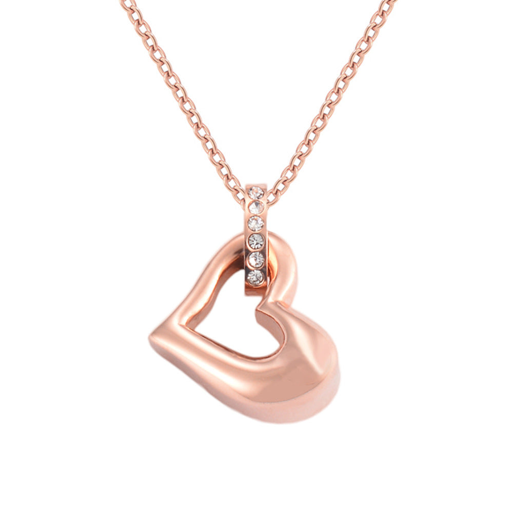 Damen Anhänger mit Herzmotiv und funkelnden Zirkonia Shop Nory