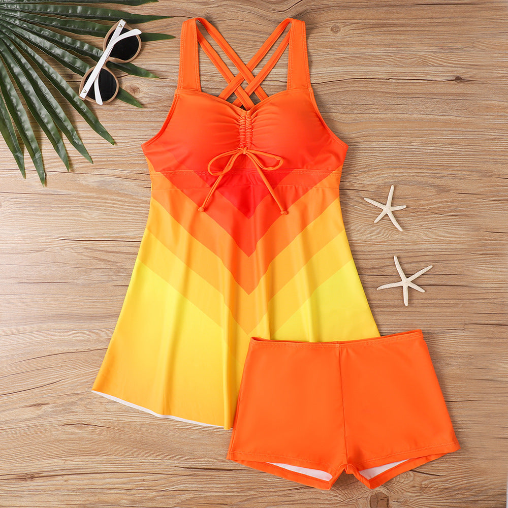 Damen Tankini-Oberteil mit Shorts