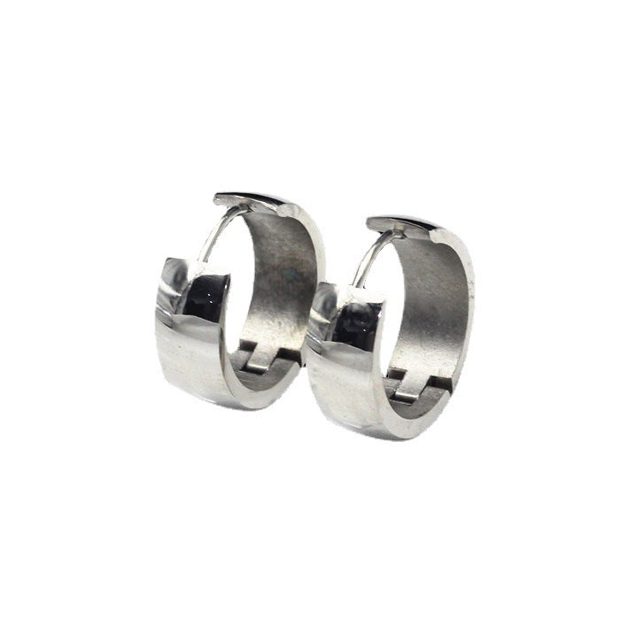 Damen Edelstahl Creolen Ohrstecker mit elegantem und modernem Design Shop Nory