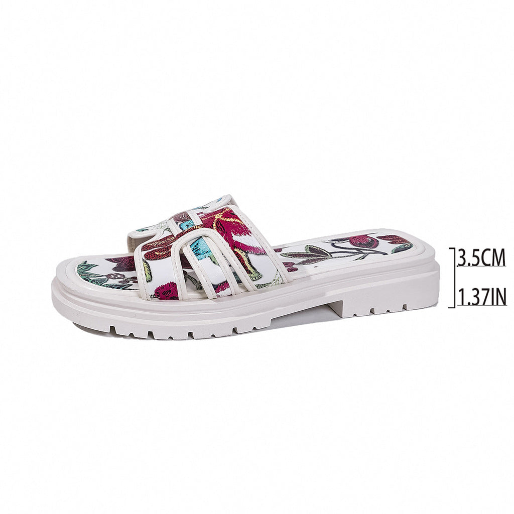 Damen Bequeme Badeschlappen mit modischem Design