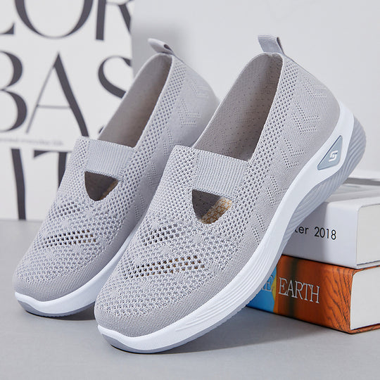 Damen nan leichte gestrickte Slipper mit orthopädischer Komfortsohle Shop Nory