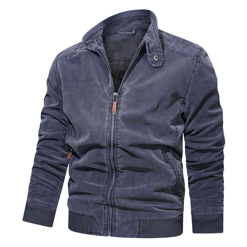 Herren Modische Bomberjacke mit Reißverschluss und feinen Details Shop Nory