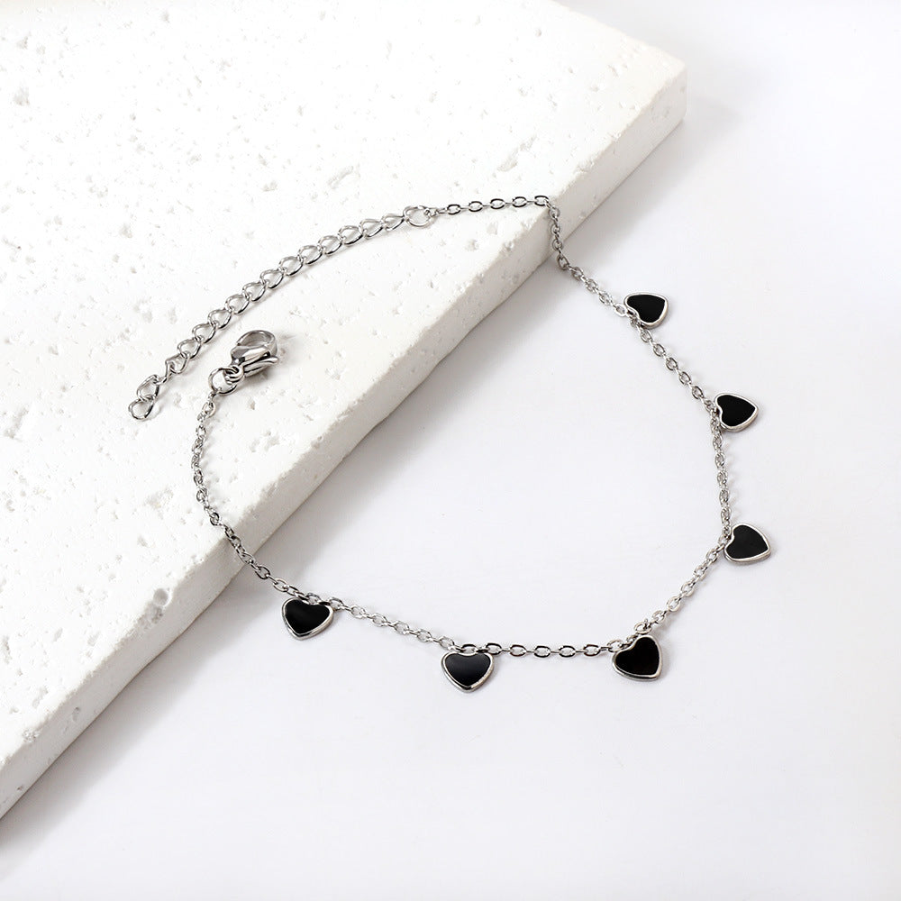 Damen modische Herz-Armband mit goldplattierten Akzenten Shop Nory