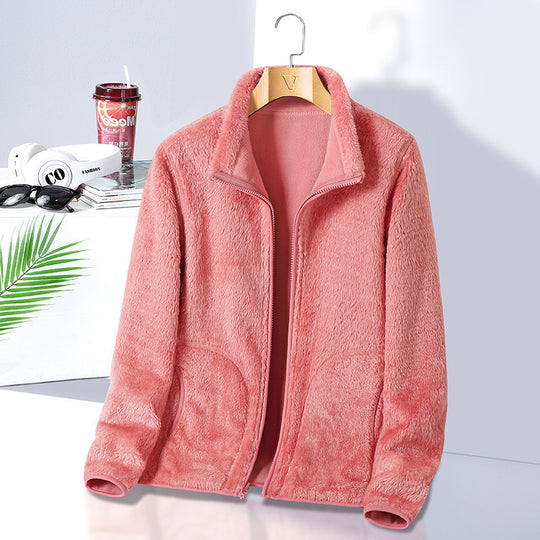 Damen Fleecejacke mit hohem Kragen Shop Nory