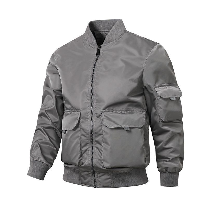Herren Bomberjacke im Utility‑Style mit windabweisender Shell, Mehrfachtaschen und Rippbündchen Shop Nory