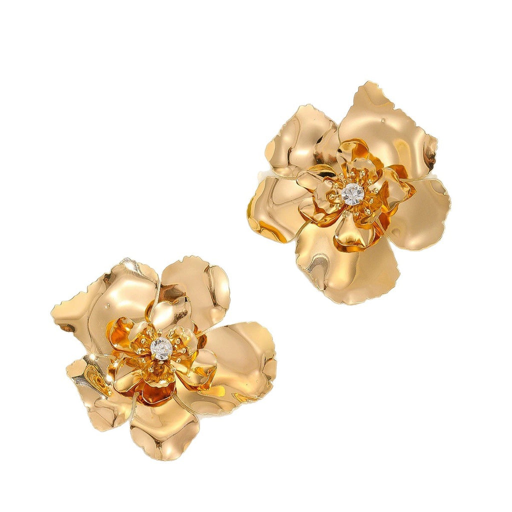 Damen Ohrringe im stilvollen Blumenmuster Shop Nory