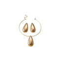 Damen Schmuckset mit eleganten Tropfenanhängern Shop Nory