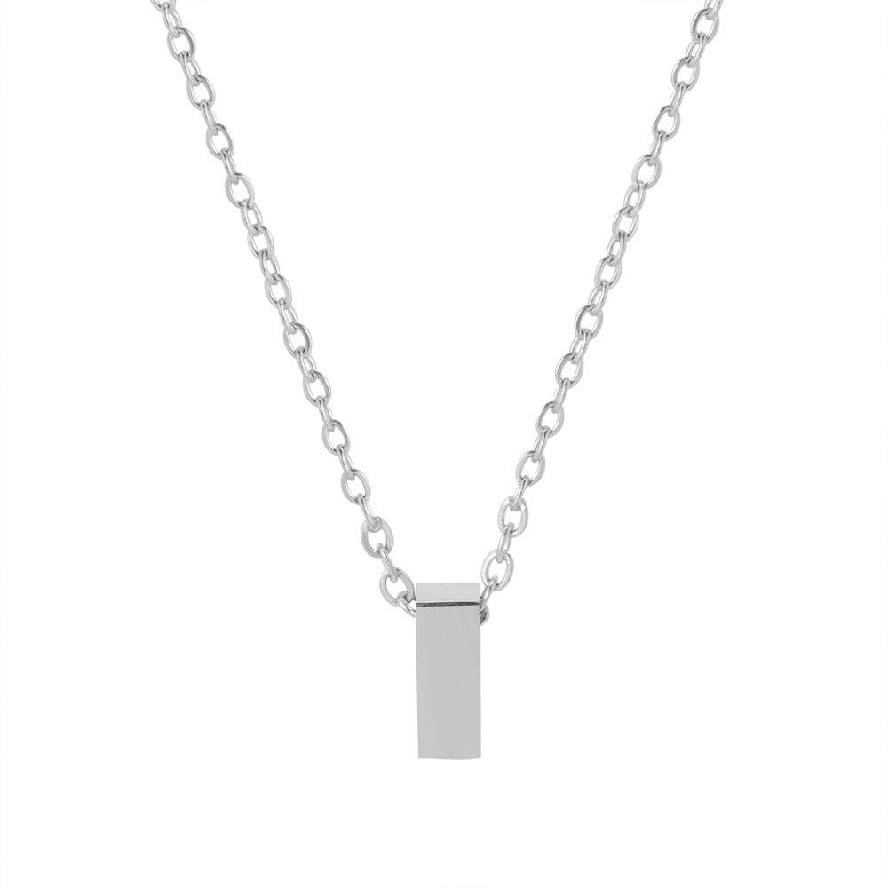 Damen personalisierte Initial Anhänger Halskette Shop Nory