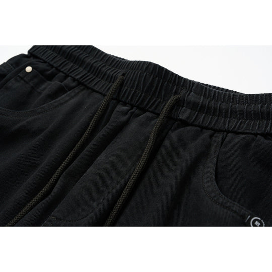 Damen Weite Relaxed-Hose mit elastischem Bund, Kordelzug und Eingrifftaschen Shop Nory