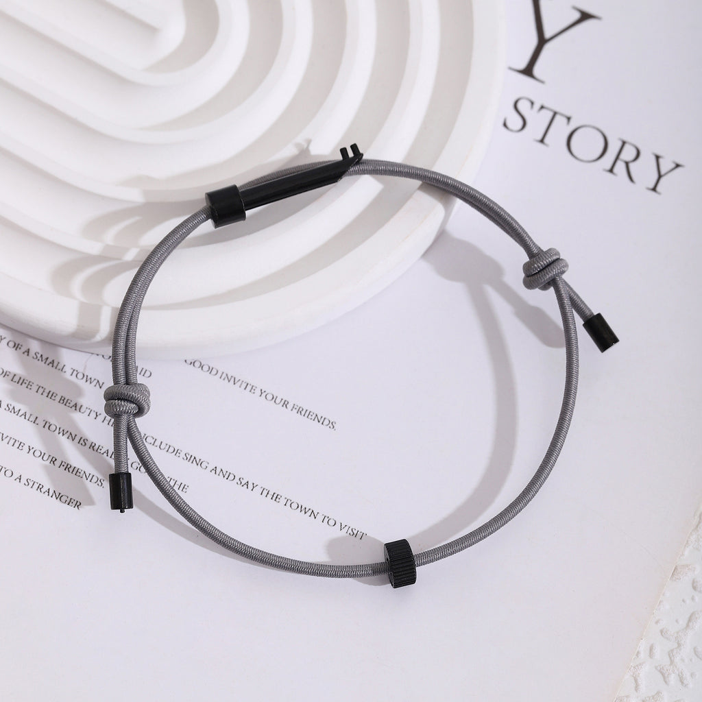 Damen verstellbares und modisches Kordelarmband Shop Nory