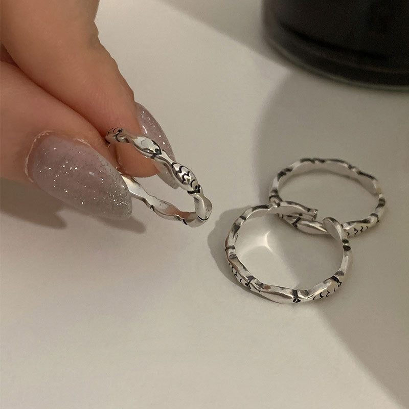 Damen filigraner Verlobungsring aus hochwertigem Silber Shop Nory