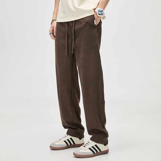 Herren Cordhose mit Kordelzug und geradem Bein Shop Nory