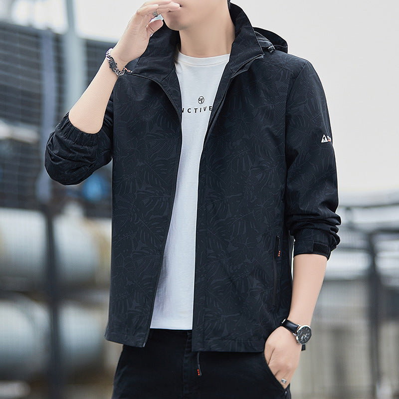 Herren Sportliche Übergangsjacke mit praktischem Kapuzendesign Shop Nory