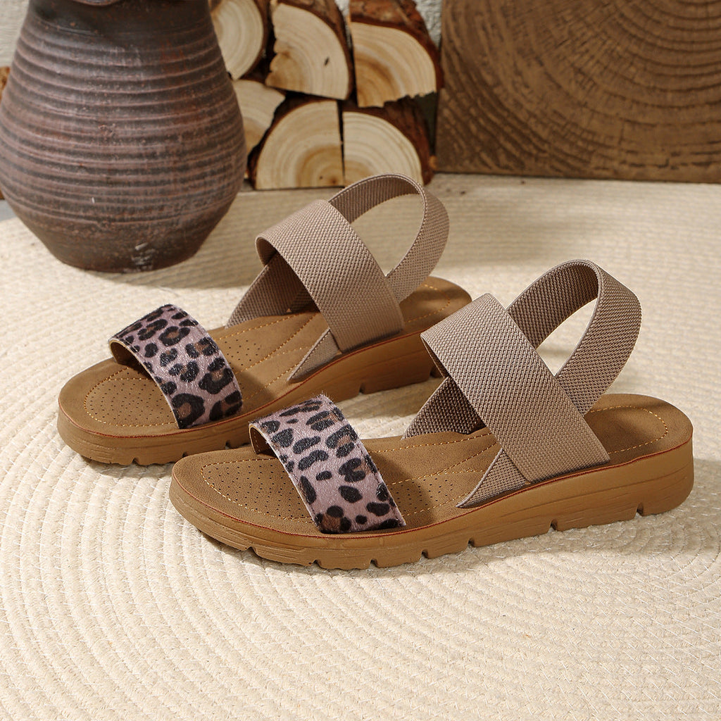 Damen Komfortsandalen mit verstellbaren Riemen und anatomisch geformtem Fußbett