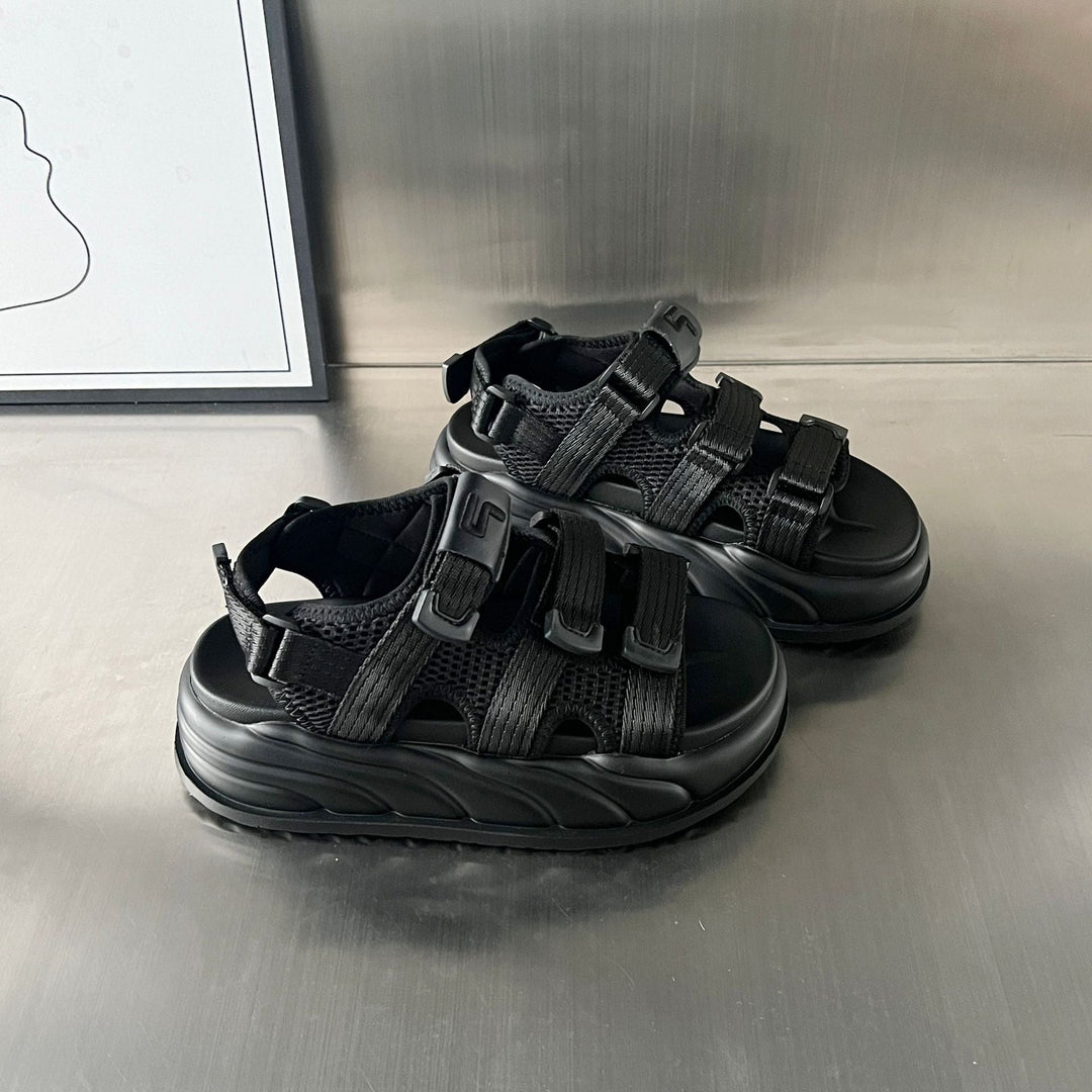 Damen Sportliche Sandalen mit verstellbaren Riemen und dämpfender Sohle