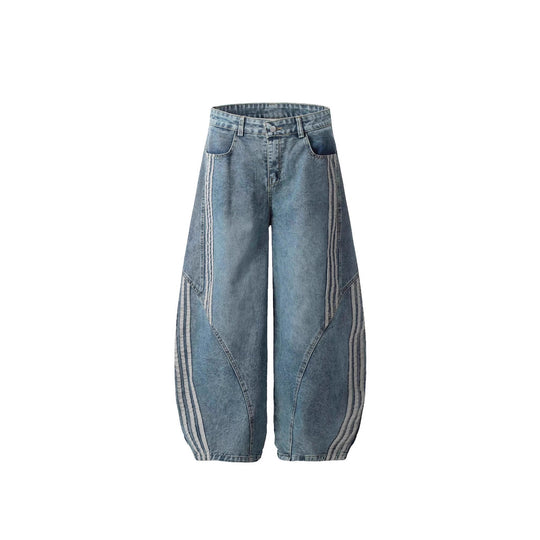 Damen Modische Weitbein-Jeans Shop Nory