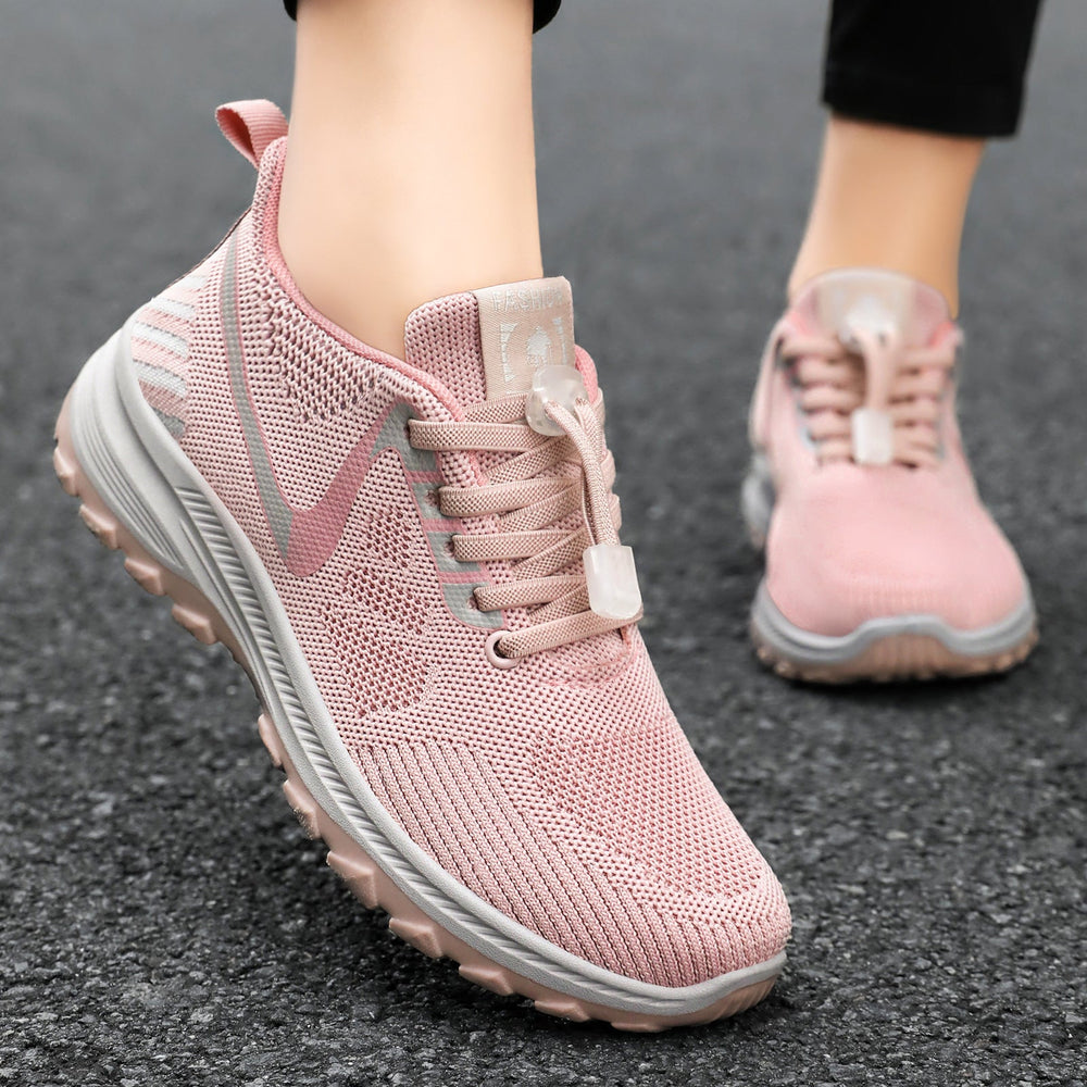 Damen Leichte Mesh-Laufschuhe mit flexibler Sohle Shopnory
