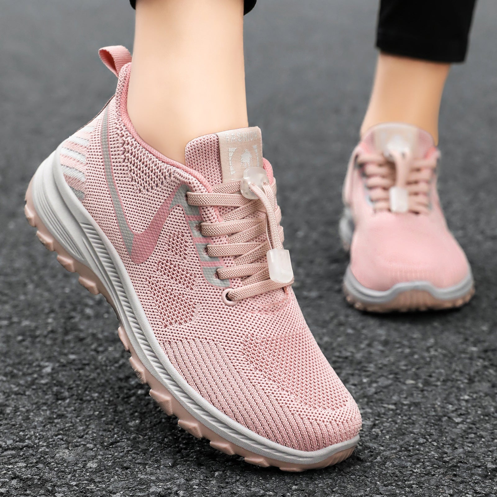 Damen Leichte Mesh-Laufschuhe mit flexibler Sohle Shopnory