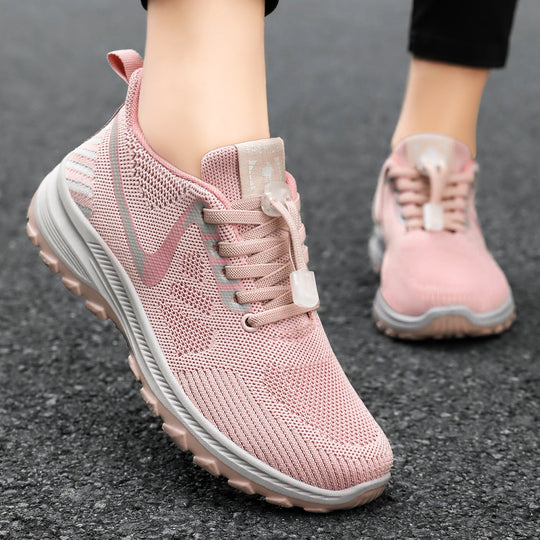 Damen Leichte Mesh-Laufschuhe mit flexibler Sohle Shopnory