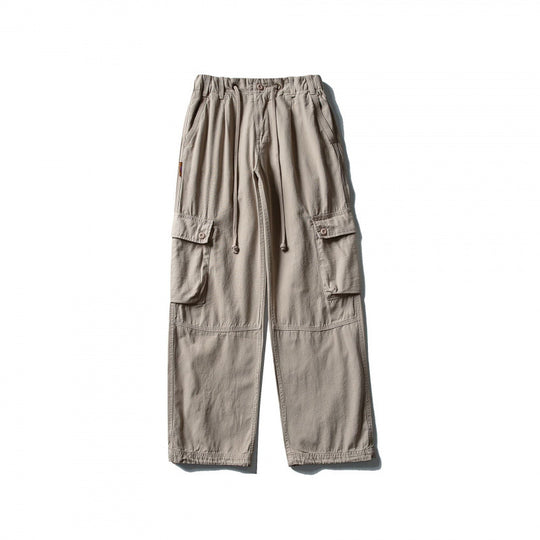 Herren Cargo-Hose mit weitem Bein, elastischem Tunnelzugbund und aufgesetzten Klappentaschen Shop Nory