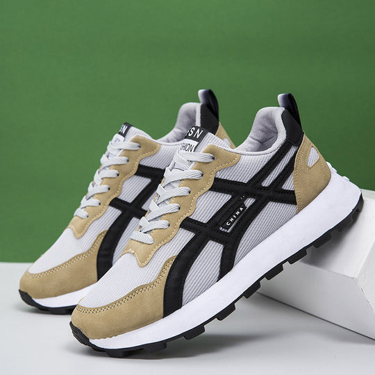 Unisex Retro-inspirierte leichte Laufschuhe mit atmungsaktivem Mesh und profilierter Laufsohle Shop Nory