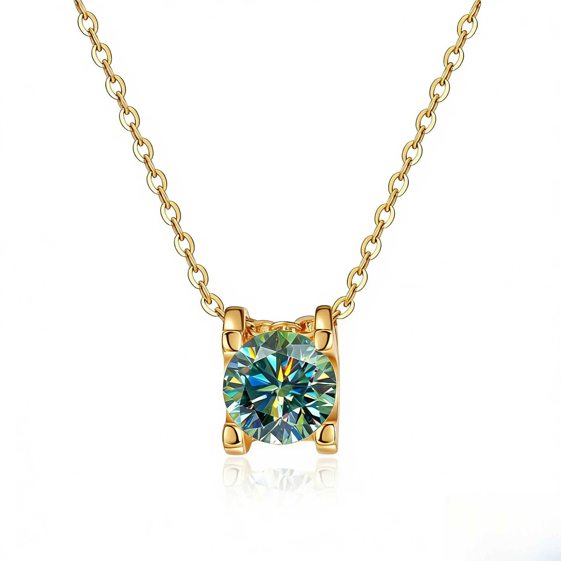 Damen elegante Halskette mit funkelndem Kristall Shop Nory