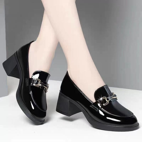 Damen Elegante und bequeme Pumps mit modischem Schnallen-Design