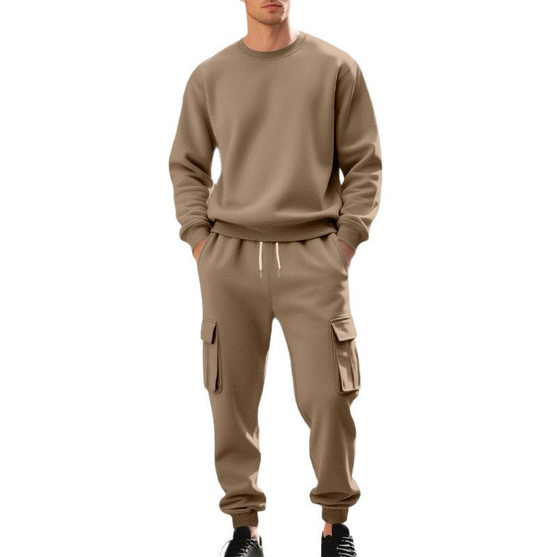 Herren Utility-Cargo-Jogger aus French Terry mit Mehrfachklappen & Tunnelzug Shop Nory