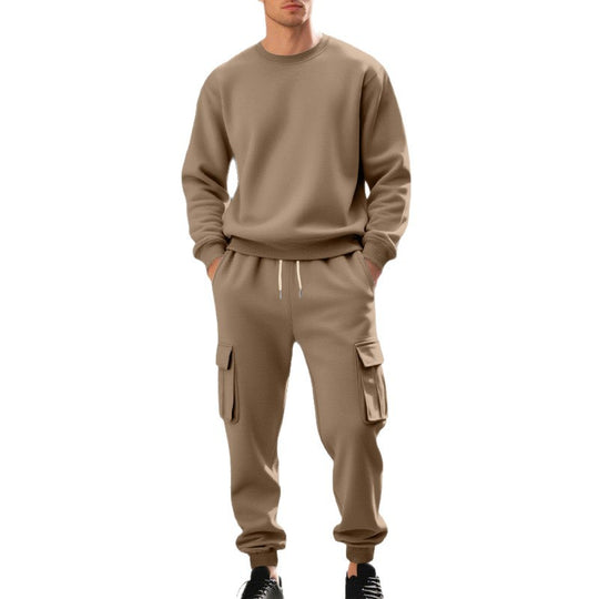 Herren Utility-Cargo-Jogger aus French Terry mit Mehrfachklappen & Tunnelzug Shop Nory