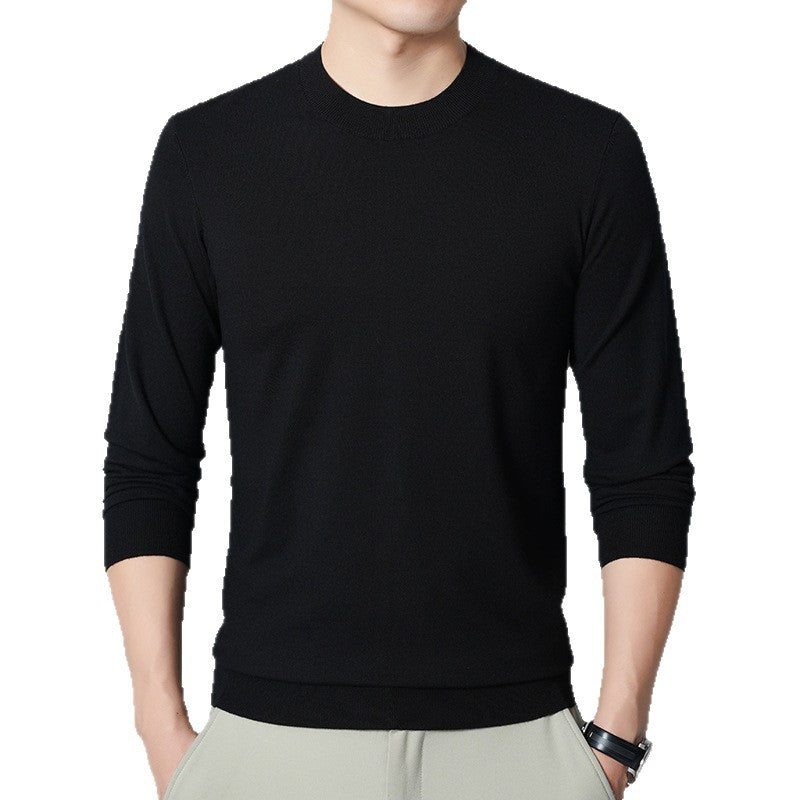 Herren Feiner Rundhalspullover aus Feinstrick mit schmaler Silhouette Shop Nory